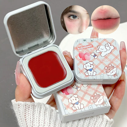 Multi-purpose Lipstick Blush Cream Waterproof Soft Moisturizing Lip Cheek Blush Tint Pigment Lasting Brightening Contour Makeup