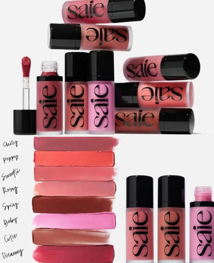 Saie High-gloss Gel Makeup Rose Pink Starglow Liquid Blush Hydrating Lasting Matte Rough Baby Chily Brand Face Glossy Sexy Blush