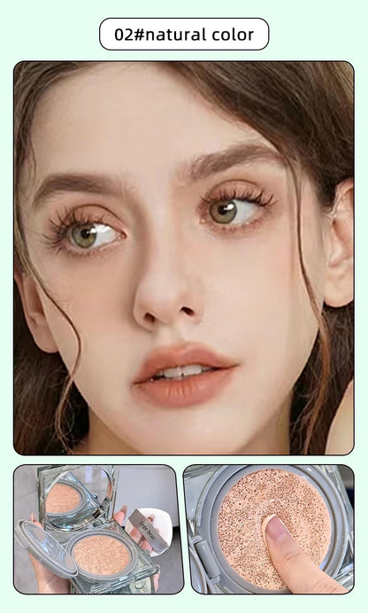 Gege Bear Moisturizing Air Cushion Cream Light Natural Clear Liquid Foundation Brightens Skin Tone Air Cushion BB Cream