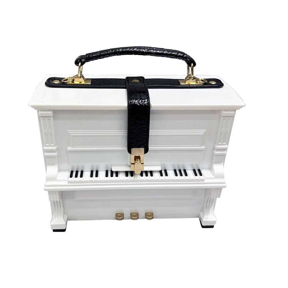 purses and handbags Luxury Designer crossbody shoulder bag For Women piano shape handmade bags Purse Messenger Bag banquet bag