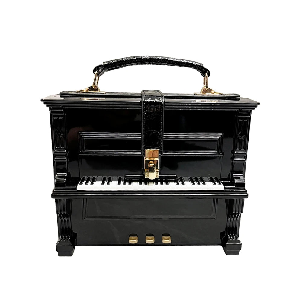 purses and handbags Luxury Designer crossbody shoulder bag For Women piano shape handmade bags Purse Messenger Bag banquet bag