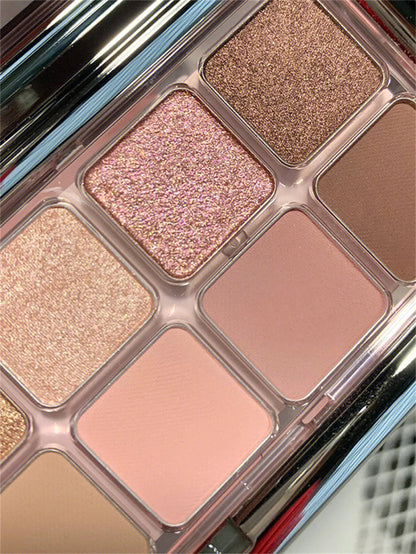 12 Color Eye Shadow Plate Matte Pearl Eyeshadow Girl Beginner Makeup Eyeshadow Tray