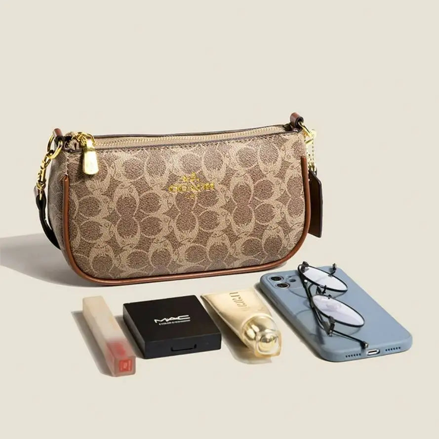 Elegant Women's Underarm Bag Hot Popular Ladies Shoulder Bag PU Leather Luxury Handbag Ladies Bag Designer Crossbody Bag