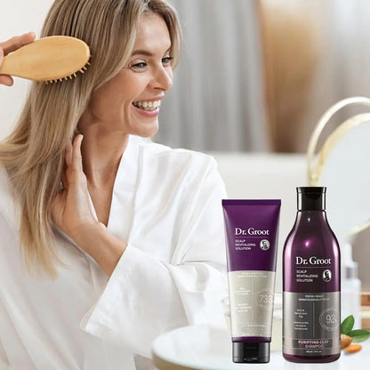Dr. Groot 385ml Oil Control Fluffy Shampoo 250ml Smoothing Conditioner Moisturize Thickening Repair Damage Clean Scalp Hair Care