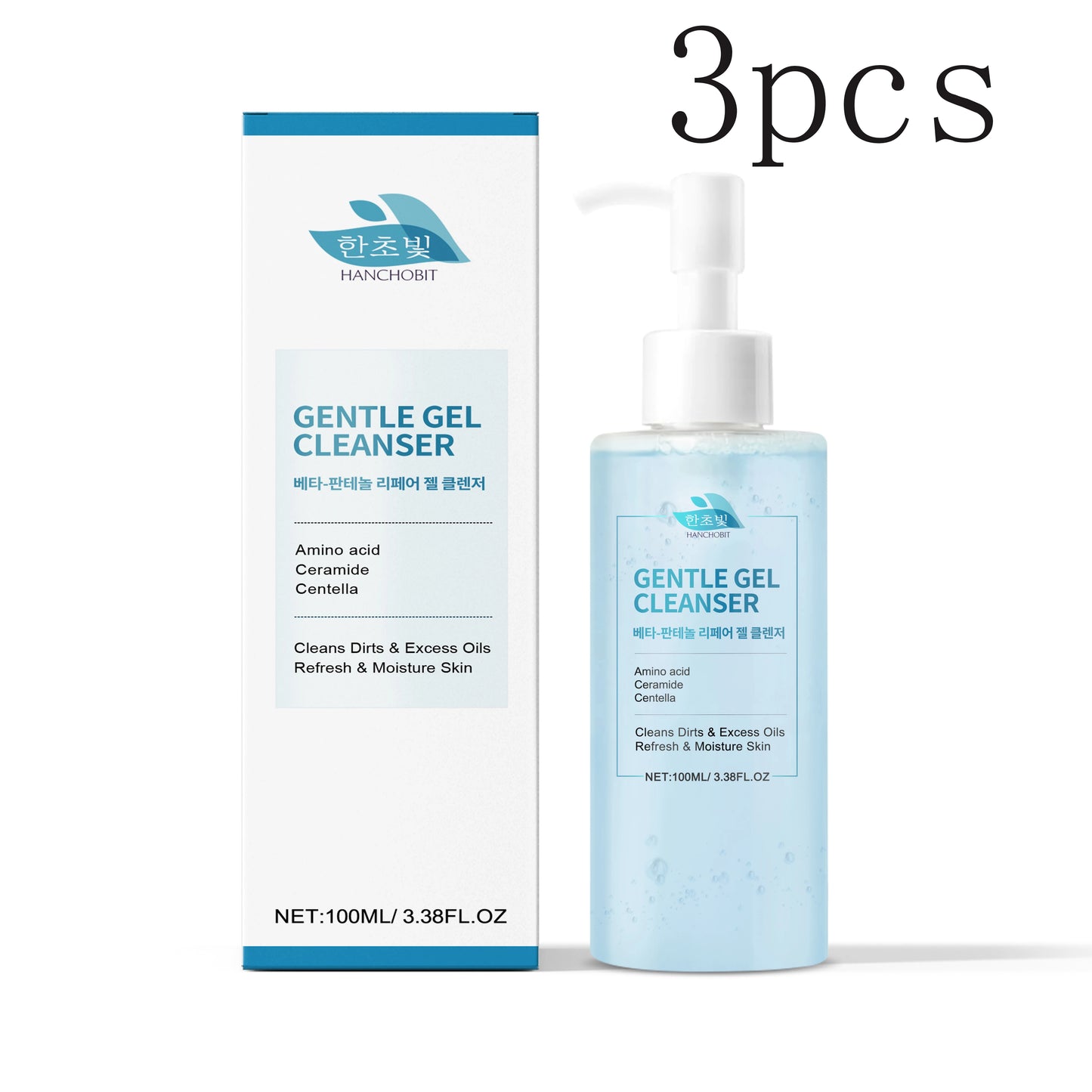 Beta-Panthenol Gel Cleanser: Gentle Cleansing, Leaves Skin Soft and Tender – Transparent Gel, Refreshing Facial Cleanser