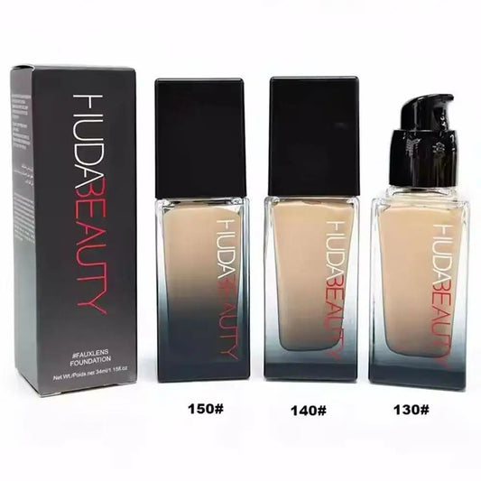 New Huda Beauty Flawless Liquid Foundation powder Lasting No Shedding Makeup Control Oil Locking Moisture Create Zero Pore Base