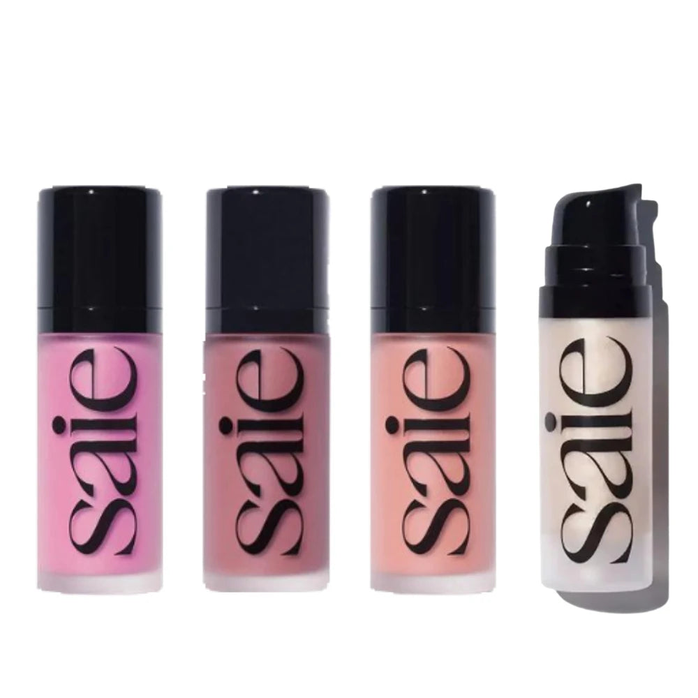 Saie Liquid Blush Velvet Matte Waterproof Lasting Blusher Starglow Glossy Gel Highlighter Natural Pigment Makeup Soft Texture