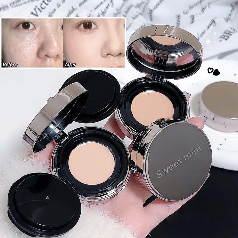 Sweet Mint Moisturizing Foundation Cream Air Cushion Makeup base Brighten Face Natural Hydrating Concealer Foundation For Woman