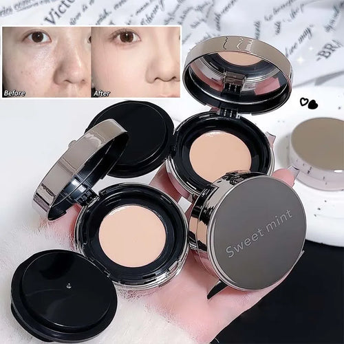 Sweet Mint Moisturizing Foundation Cream Air Cushion Makeup base Brighten Face Natural Hydrating Concealer Foundation For Woman