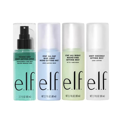 ELF Makeup Spray Long Lasting Makeup Holding Moisturizing and Oil Control Prevent Makeup Sticking and Fall Off Fast Film-forming
