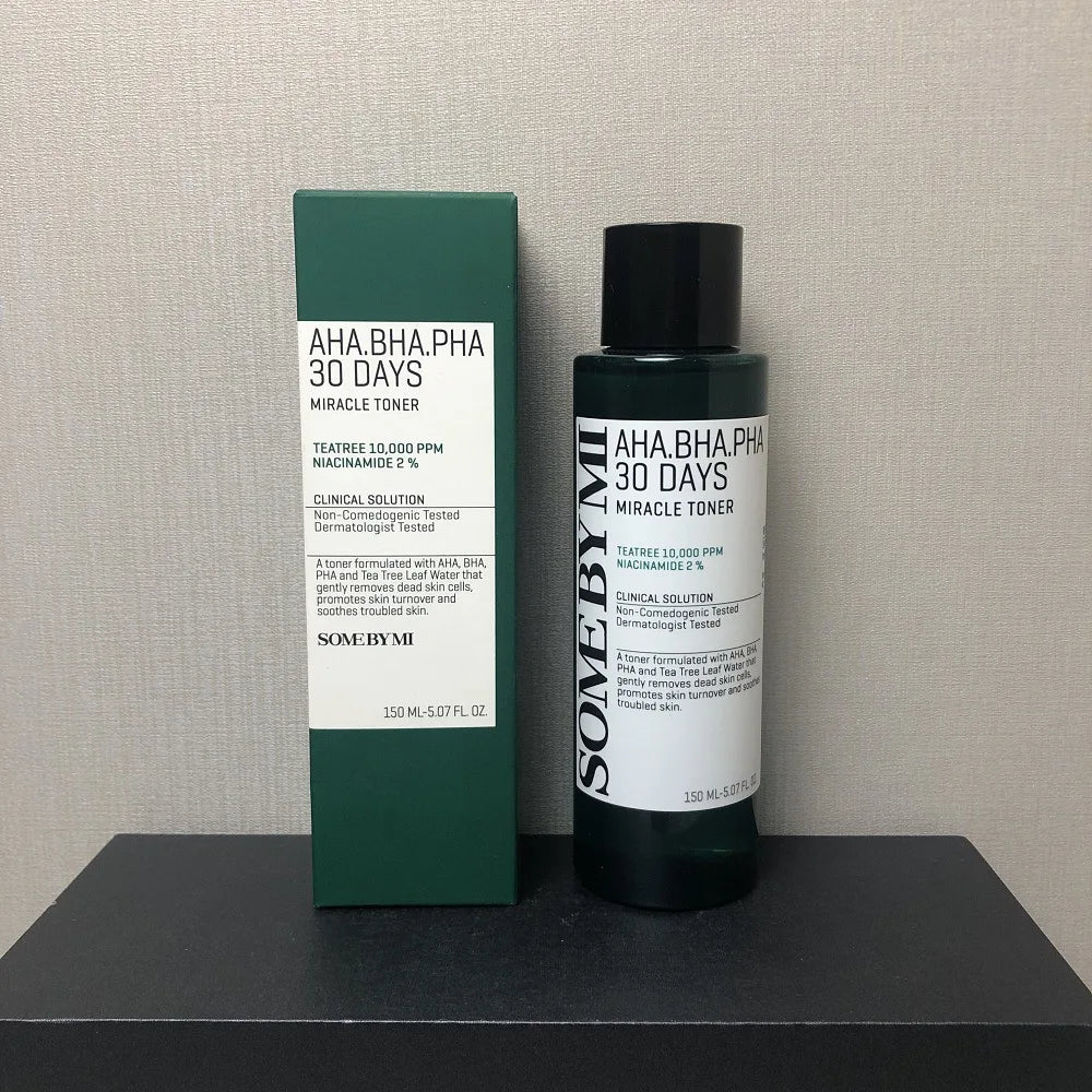 SOMEBYMI Shabomi 4-color Face Cream, Tea Tree Triac Acid Essence, 4-color Face Toner, SPF 50 V10 HYAL Sunscreen, Korea Skin Care