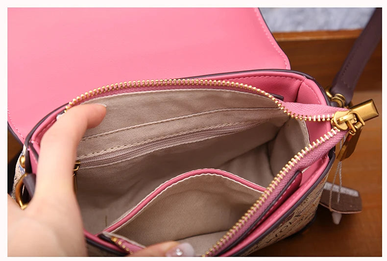 Brand premium women's bag graffiti box small square bag 2024 new autumn and winter designer handbag single shoulder crossbody ba