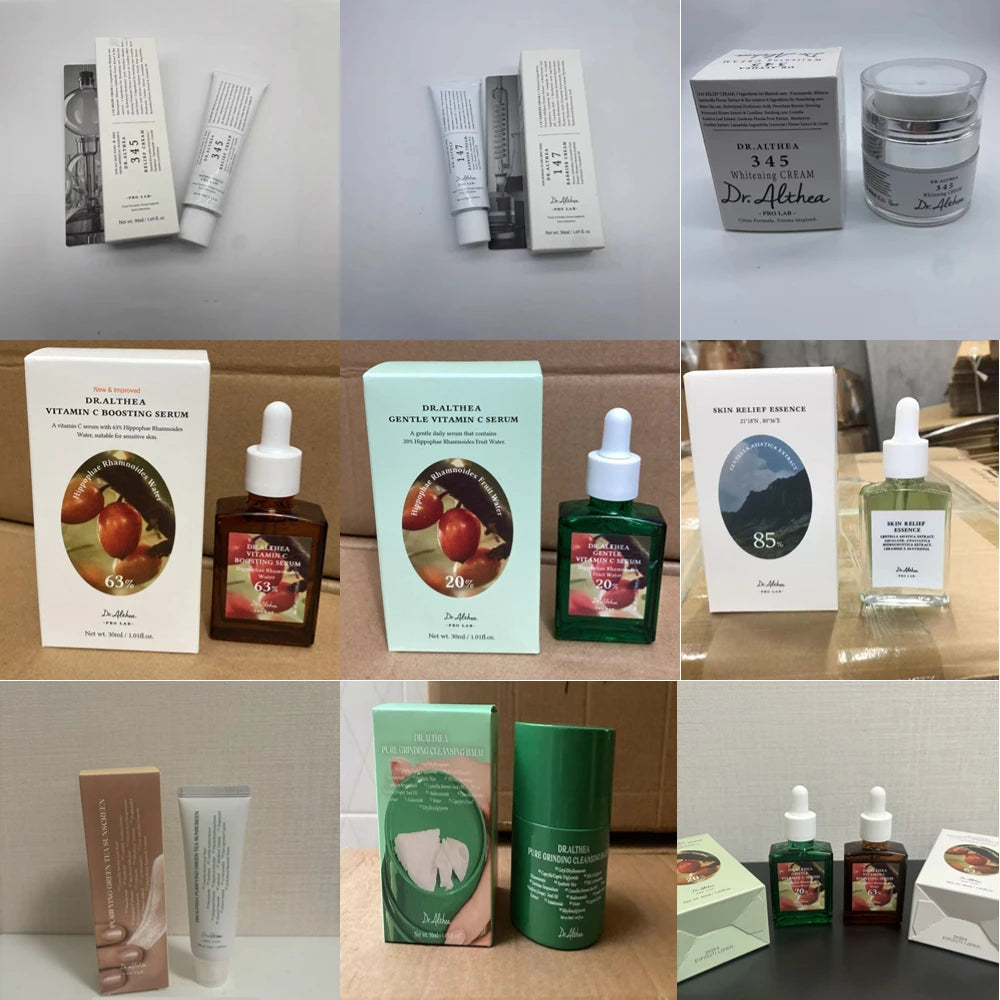Dr.Althea 345 147 Antioxidant Relief Cream, Gentle VC Boosting Serum, Whitening Cream, Skin Relief Essence, Hydrating Skin Care