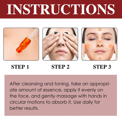 Retinol B3 Brightening Essence Reduce Fine Lines Inhibit Melanin Production Antioxidant Smooth Skin Moisturizing Facial Serum