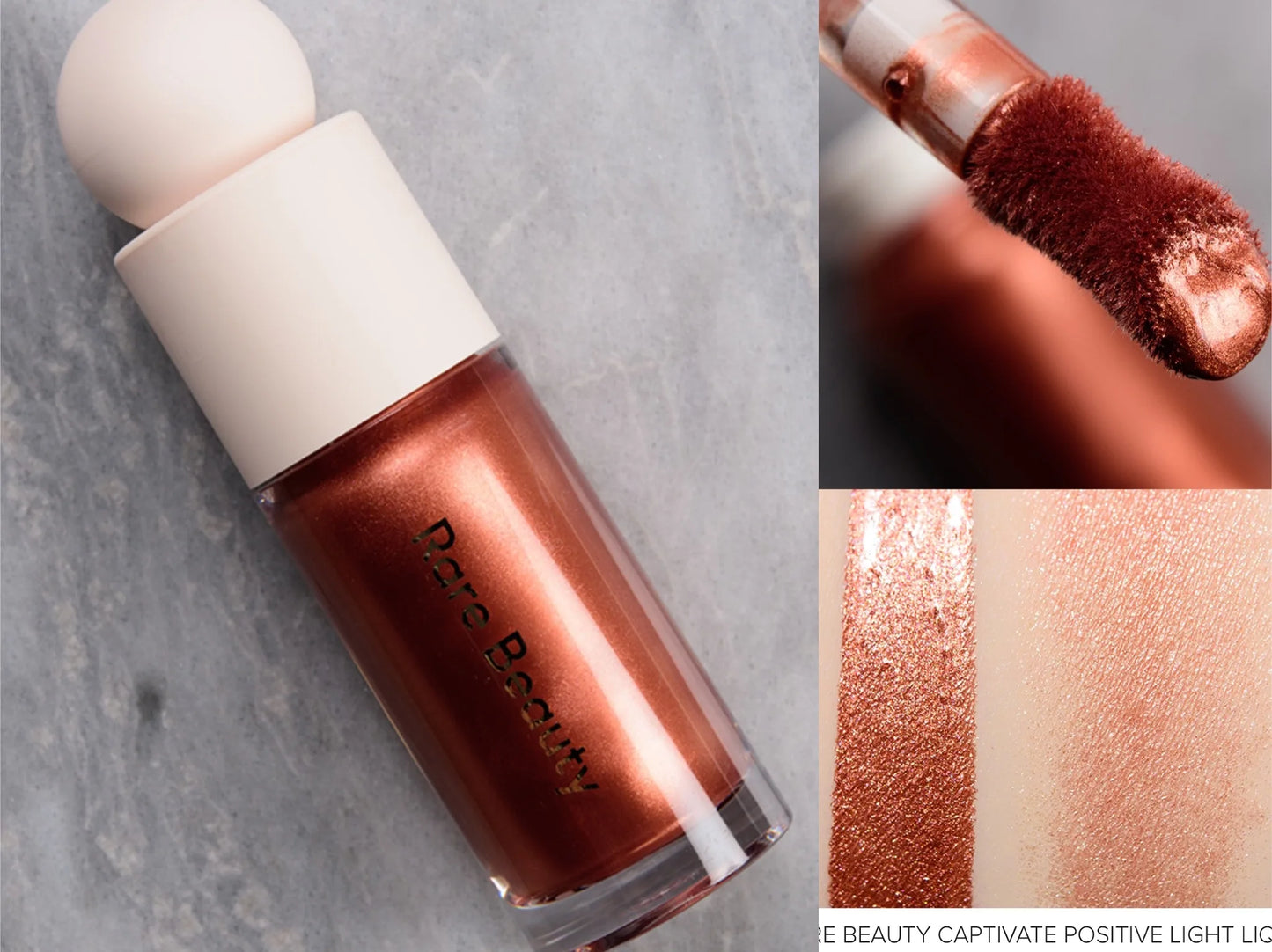 Rare Beauty Liquid Highlight Blush Positive Light Liquid Luminizer Blusher Makeup Eye Face Enlighten Enchant Outshine Lip Gloss