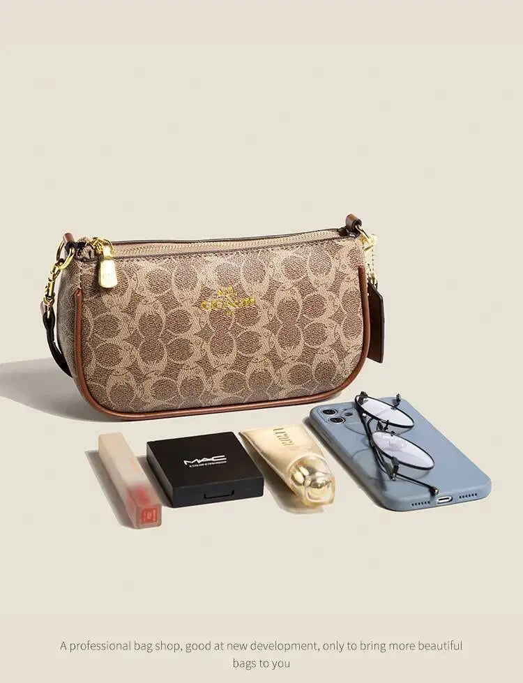 Elegant Women's Underarm Bag Hot Popular Ladies Shoulder Bag PU Leather Luxury Handbag Ladies Bag Designer Crossbody Bag