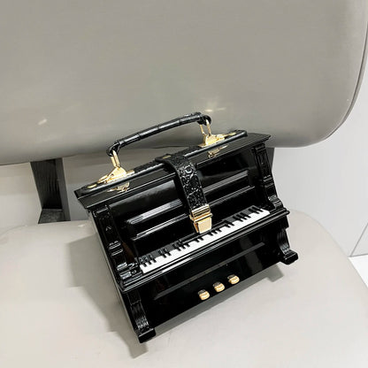 purses and handbags Luxury Designer crossbody shoulder bag For Women piano shape handmade bags Purse Messenger Bag banquet bag