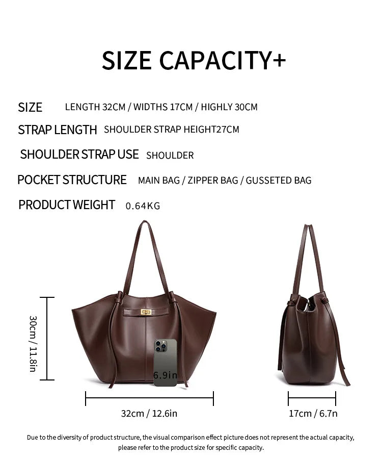 Branded Designer Shoulder Tote Bags For Women Soft PU Leather Big Capacity Shopper Tote Underarm 2025 Luxury Designer Handbags