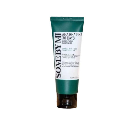 SOMEBYMI Shabo Mie Tea Tree Facial Cleanser 120ml is suitable for deep cleaning of acne-sensitive skin