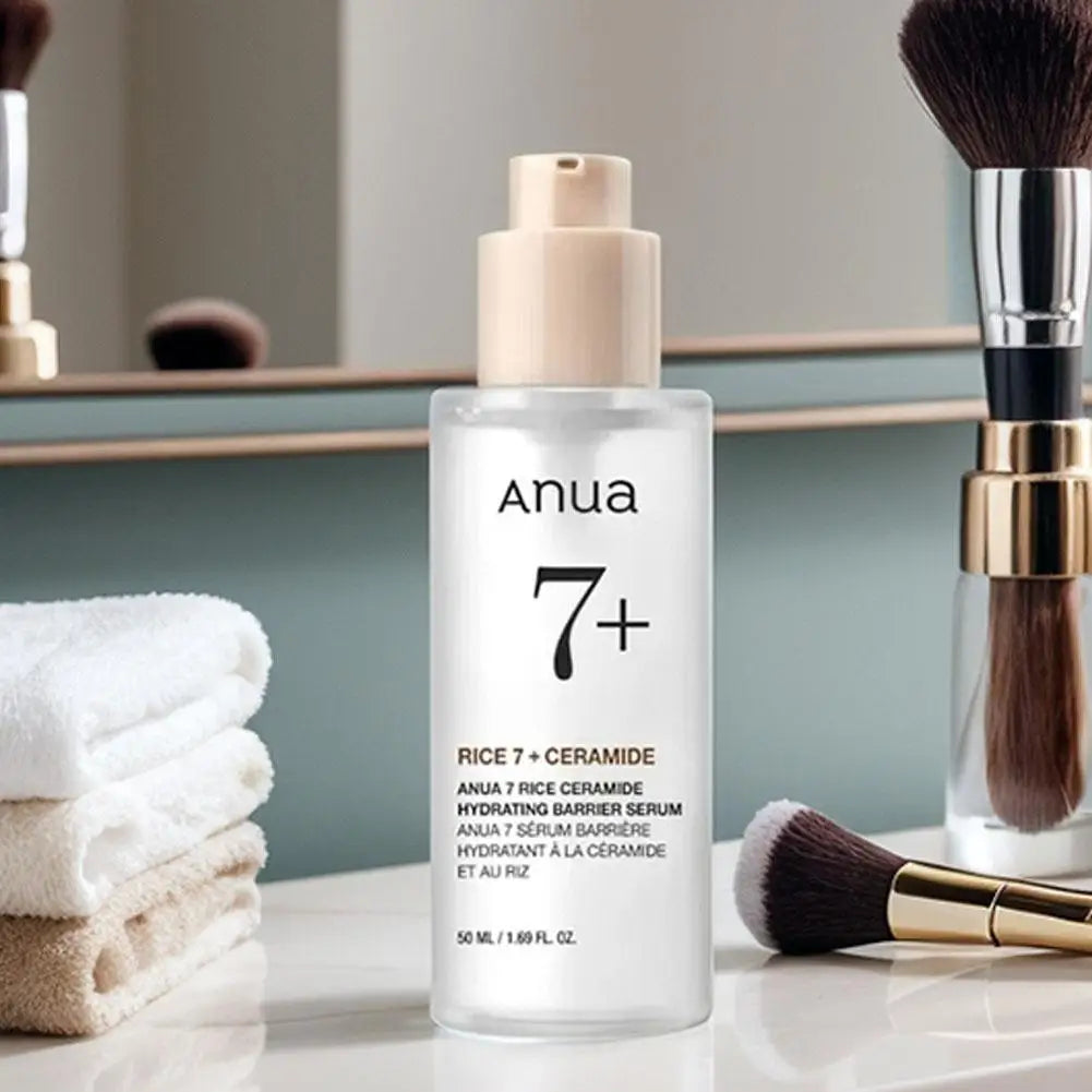 Anua Peach Rice Ceramide Skincare For Daily Defense All Skin Hydrating SPF Sunscreen Barrier Repair Essence Protect Nourish Skin