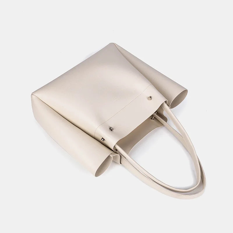 zara Women's Bag New Tote Bag College Style Portable Large Capacity All-in-one Commuter Shopping Bag