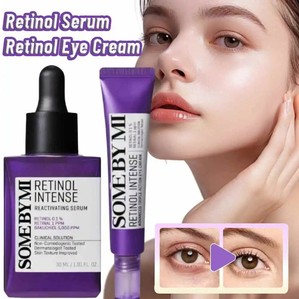 SOMEBYMI Retinol Powerful Revitalizing Serum Anti-aging Firming Skin Diminishing Fine Lines Moisturizing Eye Cream Korean Skinca