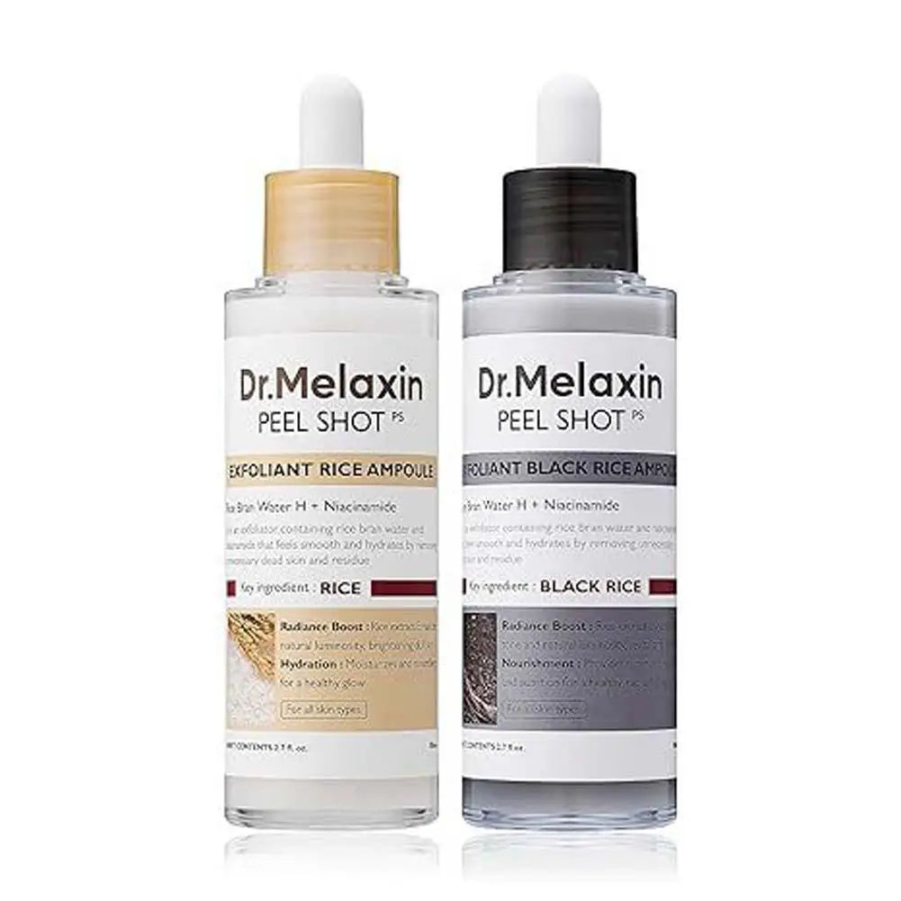 Korean Dr. Melaxin Peel Shot White And Black Rice Exfoliating Essence Brightening Skin Deep Moisturizing Cream Skin Care