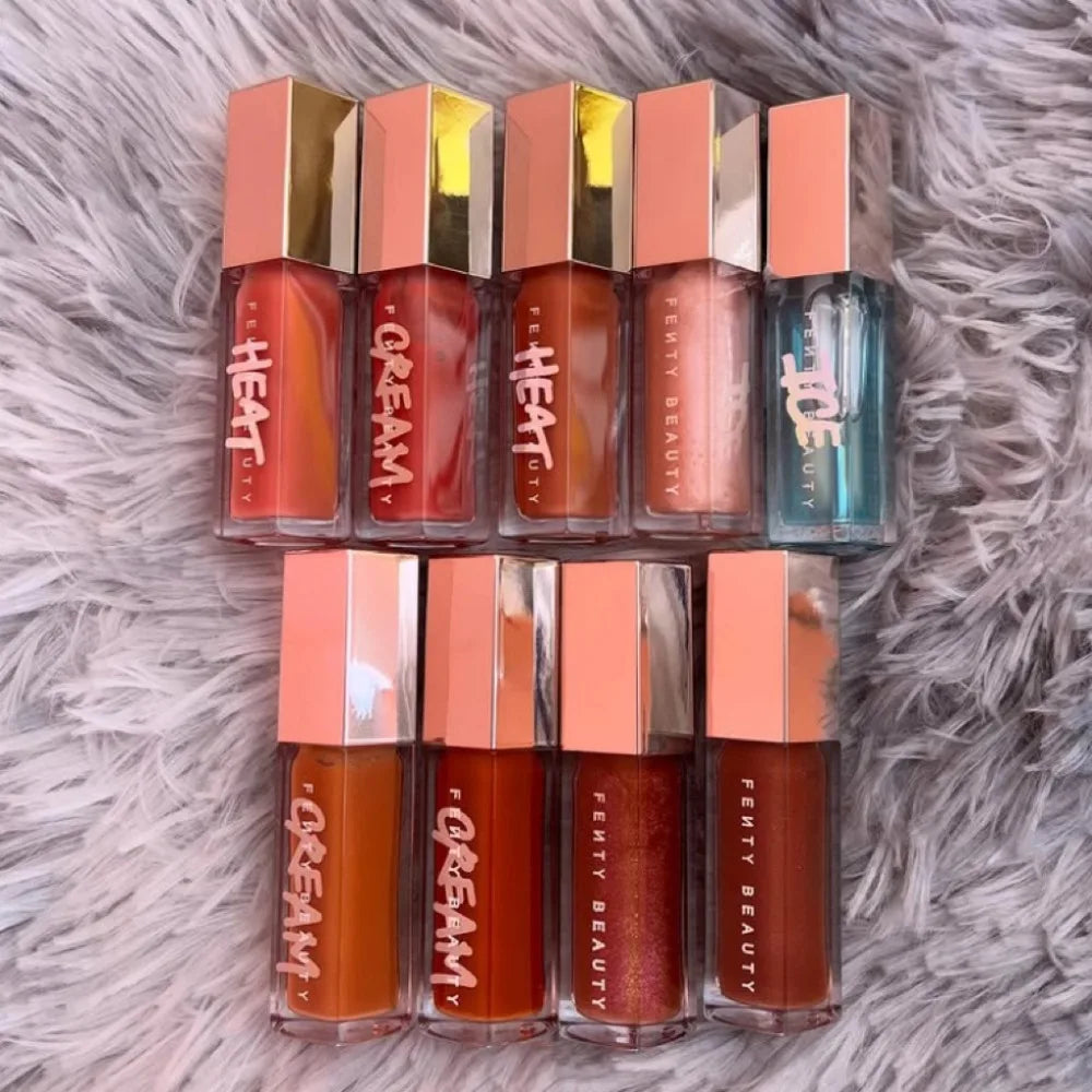 FENTYBEAUTY Cream Lipstick Gloss Bomb HONEY WAFFLES RIRI Sexy Lip Blam Loose Makeup Powder Shiny Lasting Brand High Gloss Repair