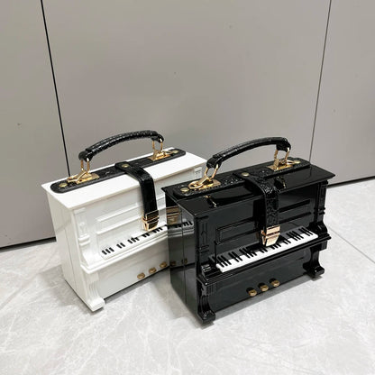 purses and handbags Luxury Designer crossbody shoulder bag For Women piano shape handmade bags Purse Messenger Bag banquet bag