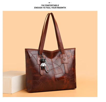 Trendy Women's  New Large Capacity Tote Bag with Horizontal Square Zipper Single Shoulder Handbag