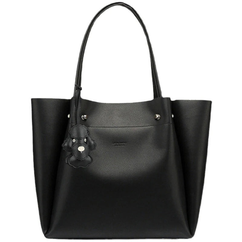 zara Women's Bag New Tote Bag College Style Portable Large Capacity All-in-one Commuter Shopping Bag