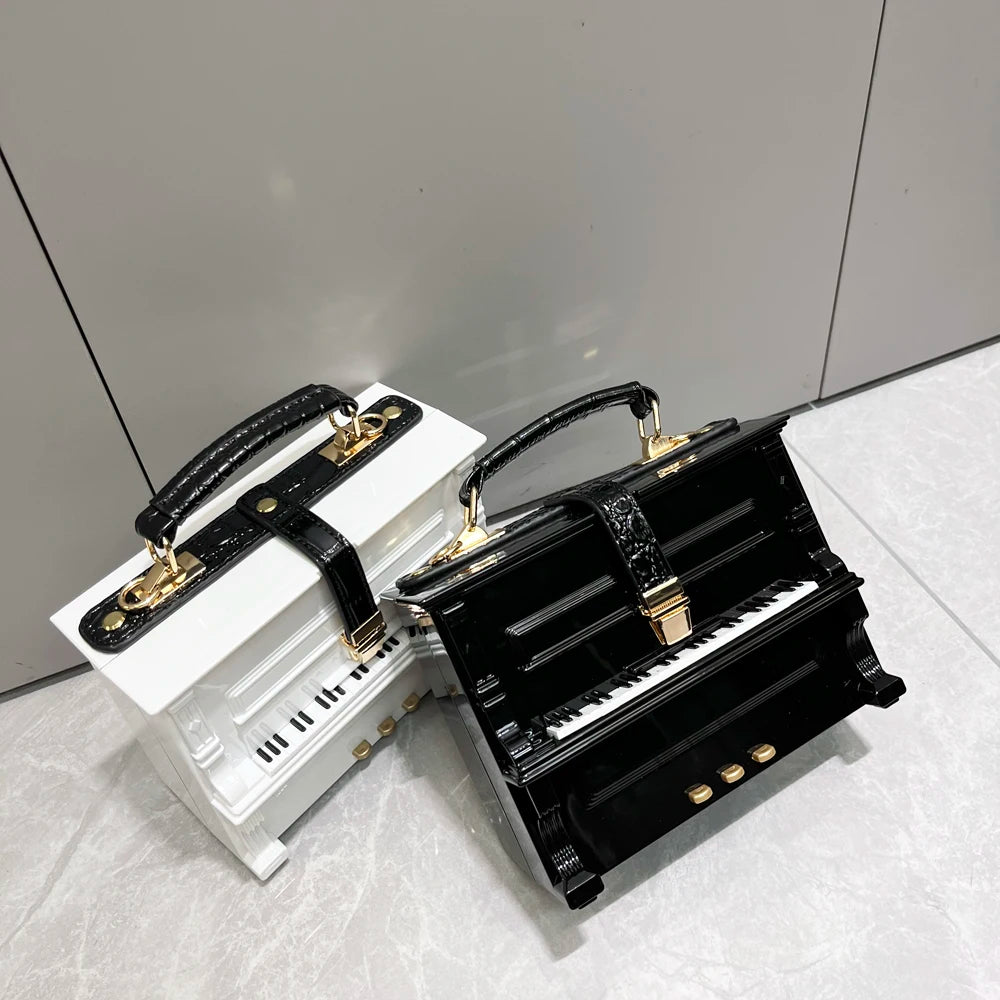 purses and handbags Luxury Designer crossbody shoulder bag For Women piano shape handmade bags Purse Messenger Bag banquet bag