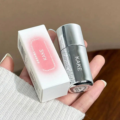 Moisturizing Sponge Head Blusher Liquid Blush Stick Natural Lip Contour Cheek Makeup Matte Milk Pink Brighten Rouge Highlighter