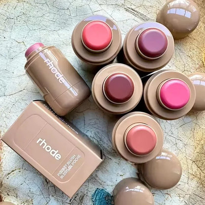 Hot Brands Powder Blusher Moisturizing Stick Nature Long Lasting Makeup Effect Waterproof Moisturizing Lipstick Lip Gloss Women