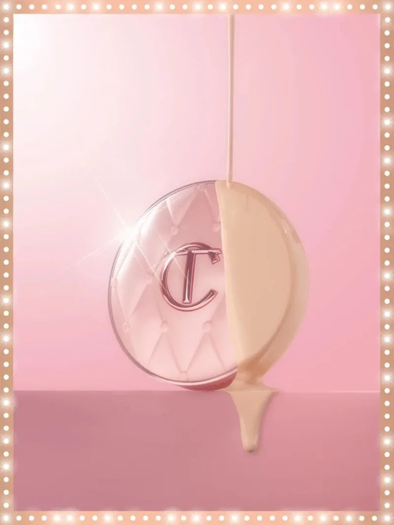 Charlotte Tilbury Heart Shape Double Splicing Two Colors Powder Blusher Powder Unique Design Makeup Products Star Powder Blusher