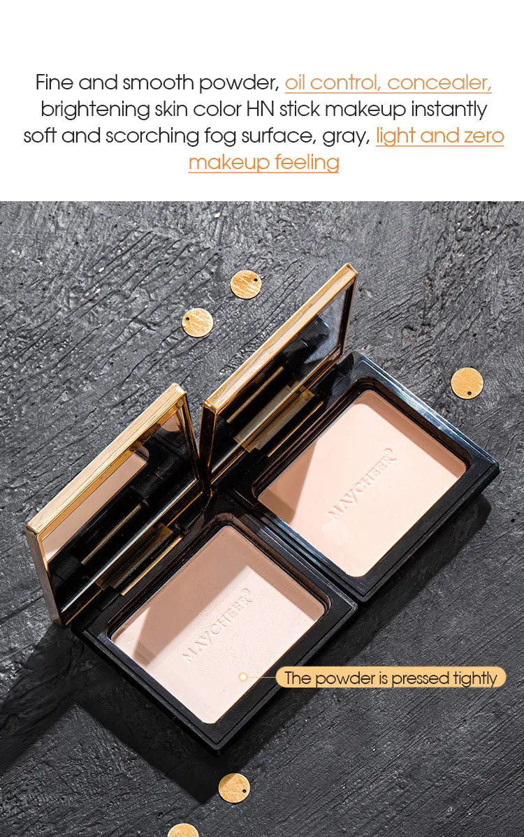 Egyptian style powder for long time oil control concealer, white, makeup free, waterproof and moisturizing