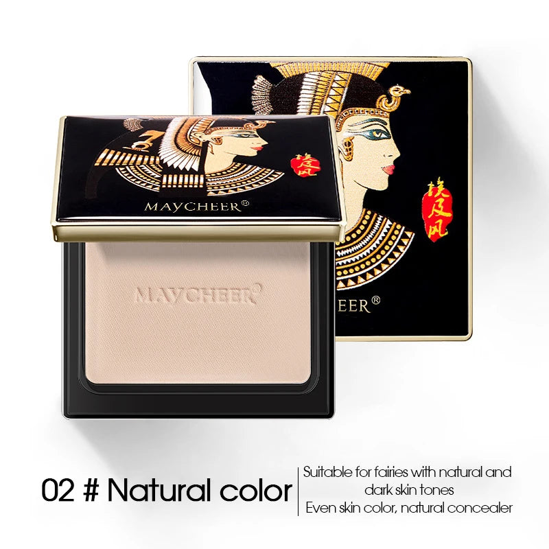 Egyptian style powder for long time oil control concealer, white, makeup free, waterproof and moisturizing
