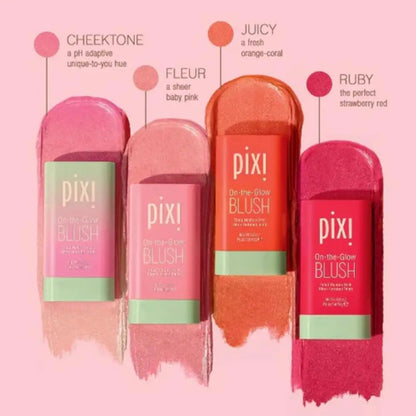 2025 MultiFunctional Vitality Pixi Powder Blusher Stick Natural Nude Matte Gloss Facial Makeup Cream Gentle Nonirritating Blush