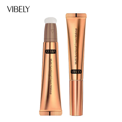 VIBELY High-gloss Concealer and Contouring Stick, brightening, three-dimensional, slimming face, Shadow Blush, multi-functional