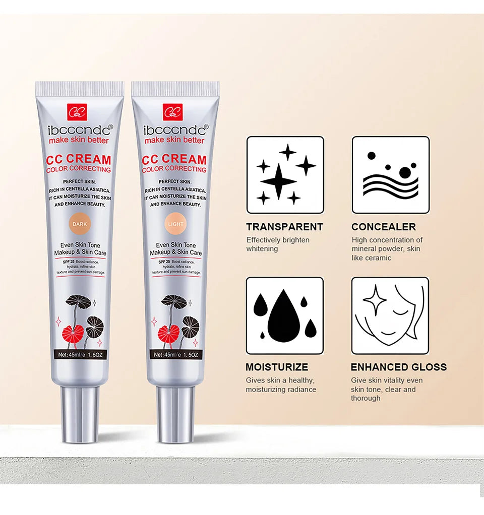 CC Cream Erborian Centella Correcting Makeup Before Moisturizing Waterproof Anti-sweat Concealer Lasting Women Makeup Foundation