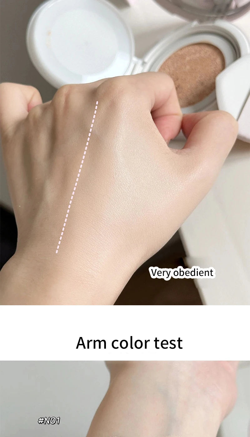 Moisturizing Concealer Air Cushion Natural Makeup Holding Water Resistant Cream Skin Foundation