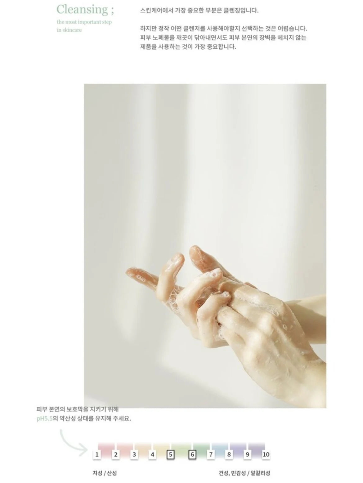 Korean Green Plum Refreshing Cleanser for Gentle Daily Wash Facial Foaming Cleanser Deeply Cleansing Oil Control Moisturizing