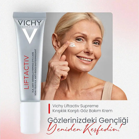 Vichy Revitalizing Firming Eye Cream Natural Herbal Anti Wrinkle Moisturizing Fade Fine Line Dark Circle Eye Serum Eye Care