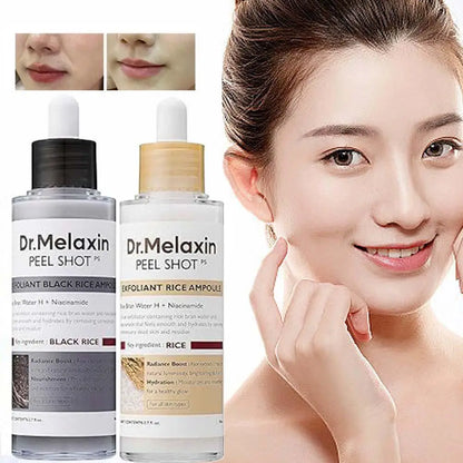 Korean Dr. Melaxin Peel Shot White And Black Rice Exfoliating Essence Brightening Skin Deep Moisturizing Cream Skin Care