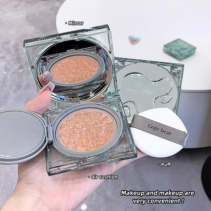 Gege Bear Moisturizing Air Cushion Cream Light Natural Clear Liquid Foundation Brightens Skin Tone Air Cushion BB Cream