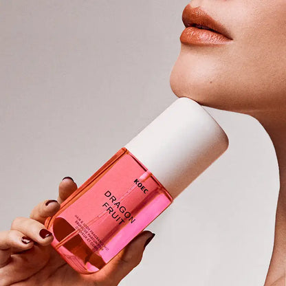 50ml KOEC Dragon Fruit Pink Fragrance Mist Perfume Moisturizing Refreshing Triple Notes Tropical Fruits Extract Propylene Glycol