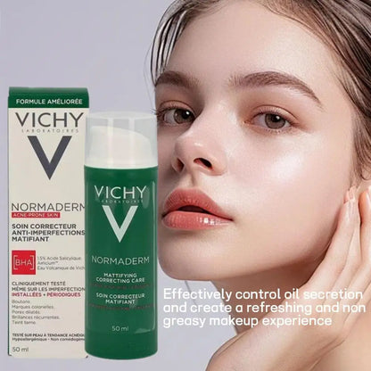 VICHY Flawless Acne Moisturizing Acne Cream Oil Control Facial Repair Soothing And Rejuvenation Skin Care Lotion Women Beauty