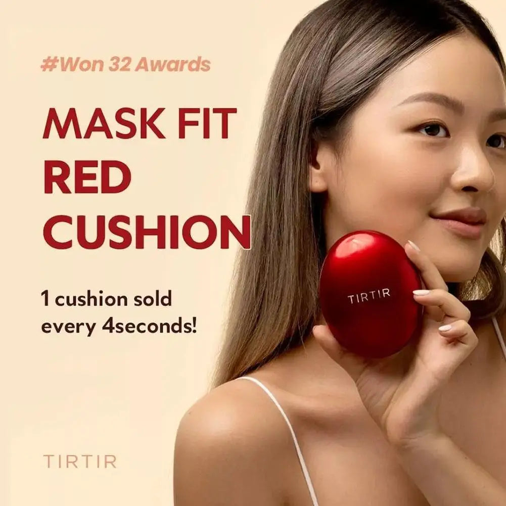 TIRTIR Air Cushion Foundation Cream Long-lasting Concealer Whitening Makeup Waterproof Cosmetics Brighten Face Makeup
