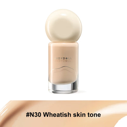 Judydoll Oil-Control Foundation, Long-Lasting, Matte Finish, Full Coverage, Oil-Free, Sweat-Proof, Flawless Skin, Oil Skin