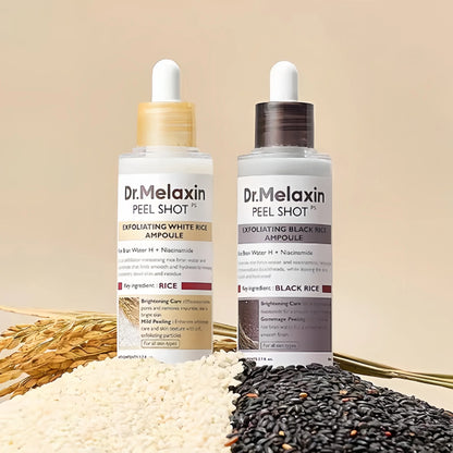Korean Dr. Melaxin Peel Shot White And Black Rice Exfoliating Essence Brightening Skin Deep Moisturizing Cream Skin Care